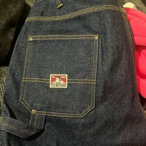 Ben Davis Blue Relaxed Jeans with Contrasting Stitching